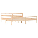 Bed Frame without Mattress Solid Wood 200x200 cm 814839