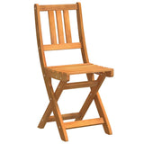 Garden Bistro Set Folding 5 pcs Brown Solid acacia wood 3324837