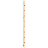 ZNTS Wall Headboard 146x3x63 cm Solid Wood Pine 824733