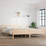 Bed Frame without Mattress Solid Wood 200x200 cm 814839