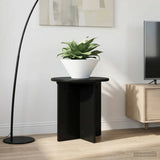 Plant Stand 2 pcs Black 40 x 40 x 40 cm Engineered Wood 899727