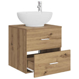 Wall-Mounted Sink Vanity Artisan Oak 49.5 x 44.5 x 66.5 cm 890309