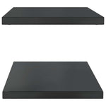 Wall Shelves 2 pcs 100x40x3 cm Black Stainless Steel 30287