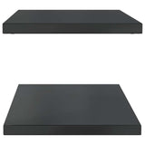 Wall Shelves 2 pcs 100x40x3 cm Black Stainless Steel 30287