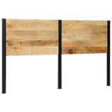 Headboard 180 cm Solid Wood Mango and Iron 4017555