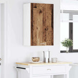 Hanging Cabinet with Storage Old Wood and White 50 x 31 x 80 cm 884272