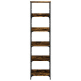 Bookshelf Smoked Oak 50x33x188.5 cm Engineered Wood 835281