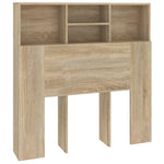ZNTS Headboard Cabinet Sonoma Oak 100x19x103.5 cm 811847