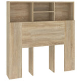 ZNTS Headboard Cabinet Sonoma Oak 100x19x103.5 cm 811847