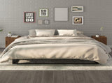 Bedside Cabinets 2 pcs Brown Oak Engineered Wood 817320