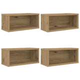 CD Storage Rack 4 pcs Artisan Oak 40 x 17 x 17 cm 8012729