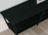 Console Table Black oak 160 x 29 x 80 cm Engineered wood 883558