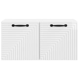 Wall-Mounted TV Cabinet High Gloss White 59.5 x 31 x 30 cm 898709