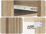 Wall-Mounted Bedside Cabinet 2 pcs Sonoma Oak 33 x 34.5 x 20 cm 897920
