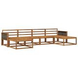 Outdoor Sofa Set 6 pcs Natural Solid Acacia Wood 3382777