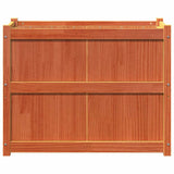 Garden Planter Wax Brown 90x50x70 cm Solid Wood Pine 837471