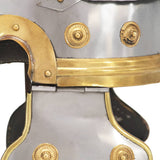 Roman Soldier Helmet Antique Replica LARP Silver Steel 286210