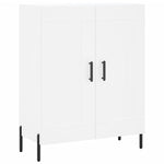 Highboard White 69.5x34x180 cm Engineered Wood 3189965