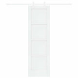 Sliding Door White 61 x 198.5 cm Solid Pine Wood 3333549