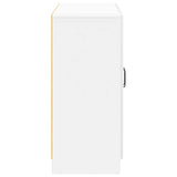 Sideboard High Gloss White 89 x 34.5 x 77 cm Engineered Wood 895799