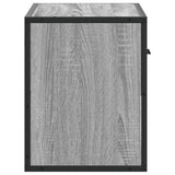 TV Cabinet Grey Sonoma 60x31x39.5 cm Engineered Wood and Metal 848912