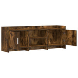 TV Cabinet 130 x 33 x 47 cm Smoked Oak Engineered Wood 8011175