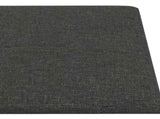Wall Headboard 12 pcs Dark Grey 90 x 15 cm Fabric 42020538