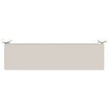 2-Piece Bench Cushions SOEST 2 pcs 100% Polyester White 949899