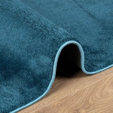 Rug OVIEDO Short Pile Turquoise 240x340 cm 375607