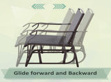 Glider Rocking Chair & Table 2 Single Seaters Rocker Garden Swing Chair Patio Furniture Bistro T3398P320375
