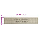 Kitchen Rug Washable Capital Home 60x300 cm Velvet 4005637