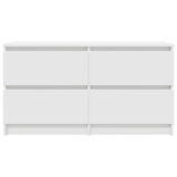 TV Cabinet White 100x35x54 cm Engineered Wood 861796