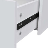 242545 Sideboard with 4 Drawers 60x30,5x71 cm White