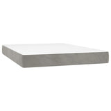 Pocket Spring Bed Mattress Medium Light Grey 137x190x20 cm Full 347875