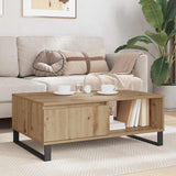 Coffee Table Artisan Oak 90 x 60 x 35 cm Engineered Wood 882590