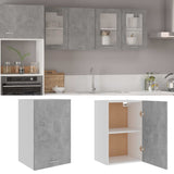 Hanging Cabinet Lyon Concrete Grey 39.5x31x60 cm Engineered Wood 801256