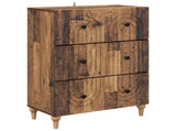Drawer Cabinet Old Wood 66 x 34.5 x 90 cm Engineered Wood 894153