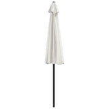 44587 Balcony Parasol with Aluminium Pole Sand 270x144 cm Half