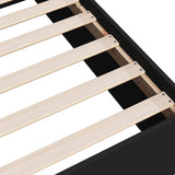 Bed Frame without Mattress Black 120x200 cm 3281022