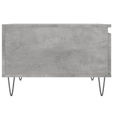 Coffee Table Concrete Grey 55x55x36.5 cm Engineered Wood 830760