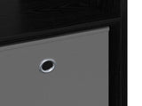Sideboard with Drawer Black Oak 88.5 x 29 x 84.5 cm 8000485