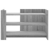 Coffee Table Grey Sonoma 80x50x50 cm Engineered Wood 848344