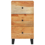 ZNTS Sideboard with 3 Drawers 40x33.5x75 cm Solid Wood Acacia 352906