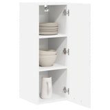 Hanging Cabinet with Door White 30 x 31 x 80 cm Engineered Wood 884242