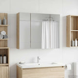 Bathroom Mirror Cabinet Sonoma Oak 60 x 14.5 x 50 cm 889073