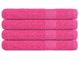Towels "FROGN" 4 pcs Pink 100x200 cm 360 gsm 137059