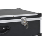 CD Case for 80 CDs Aluminium ABS Black 91855