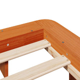 Bed Frame without Mattress Wax Brown 120x200 cm Solid Wood Pine 850664