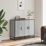 Sideboard Grey Sonoma 94x35x76 cm Engineered Wood 849007