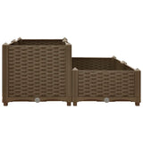 Raised Bed 80x80x38 cm Polypropylene 316523
